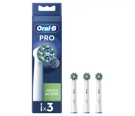 RECAMBIO CEPILLO ORAL B ELÉCTRICO CROSS ACTION 3 UNIDADES