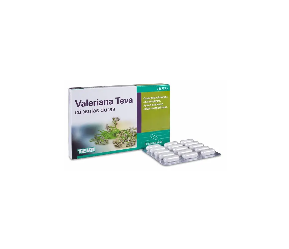 VALERIANA TEVA 30 CAPSULAS DURAS