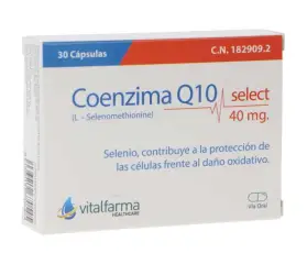 COENZIMA Q10 SELECT40 mg 30 CAPSULAS