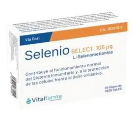 SELENIO SELECT105 microgramos 30 CAPSULAS