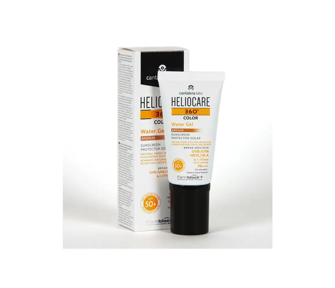 HELIOCARE 360 COLOR WATER GEL PROTECTOR SOLAR SPF 501 ENVASE 50 ml COLOR BRONZE