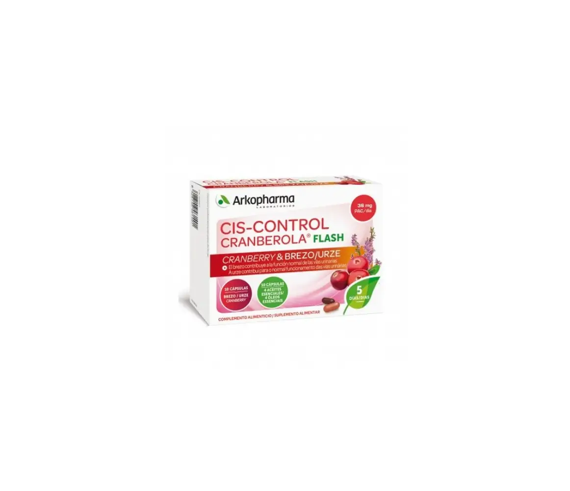 CRANBEROLA CISCONTROL FLASH ARANDANO 20 CAPSULAS