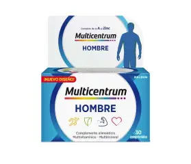 MULTICENTRUM HOMBRE30 COMPRIMIDOS 20% PROMOCION