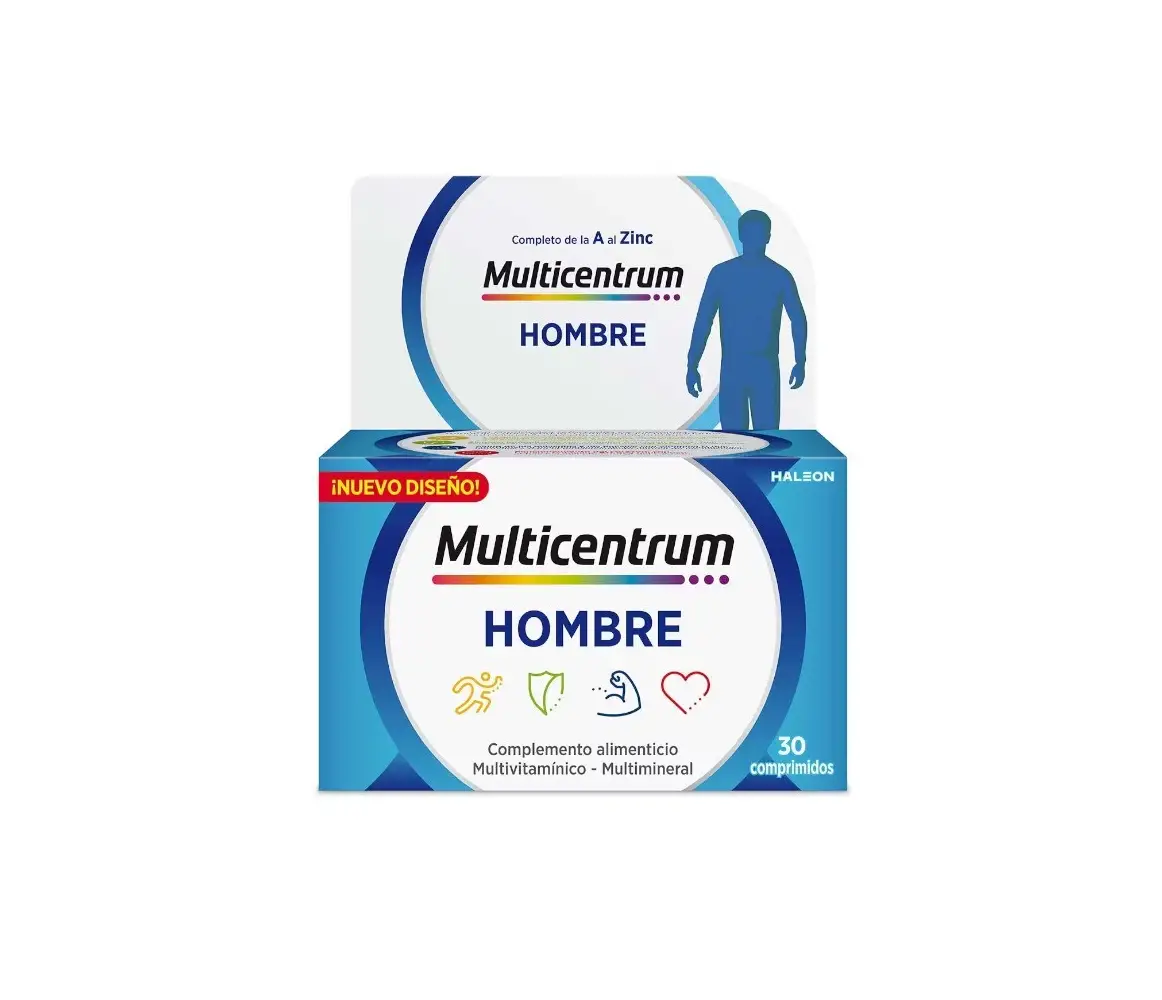 MULTICENTRUM HOMBRE30 COMPRIMIDOS 20% PROMOCION