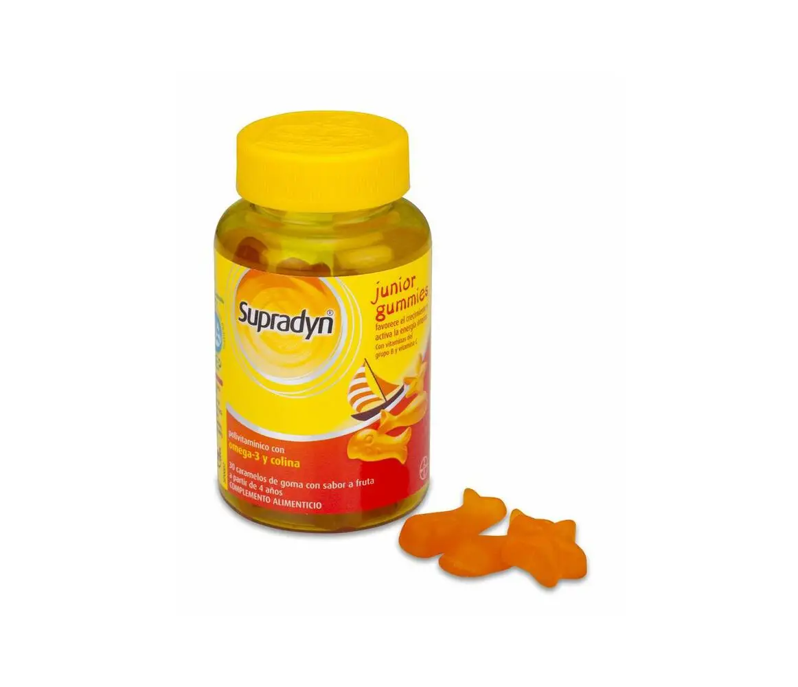 SUPRADYN JUNIOR GUMMIES CARAMELOS DE GOMA  30 U 4 G