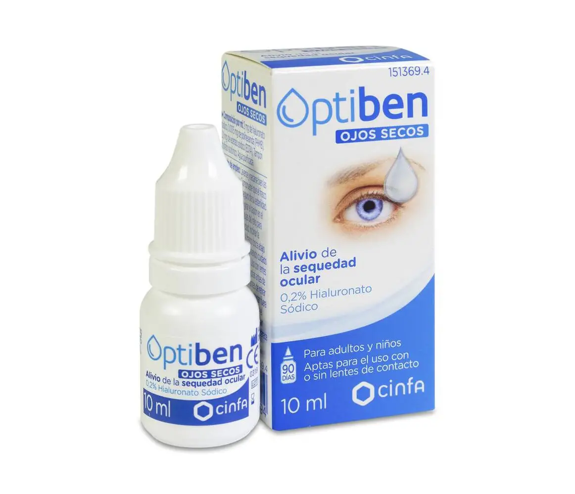 OPTIBEN GOTAS SEQUEDAD OCULAR 10 ML