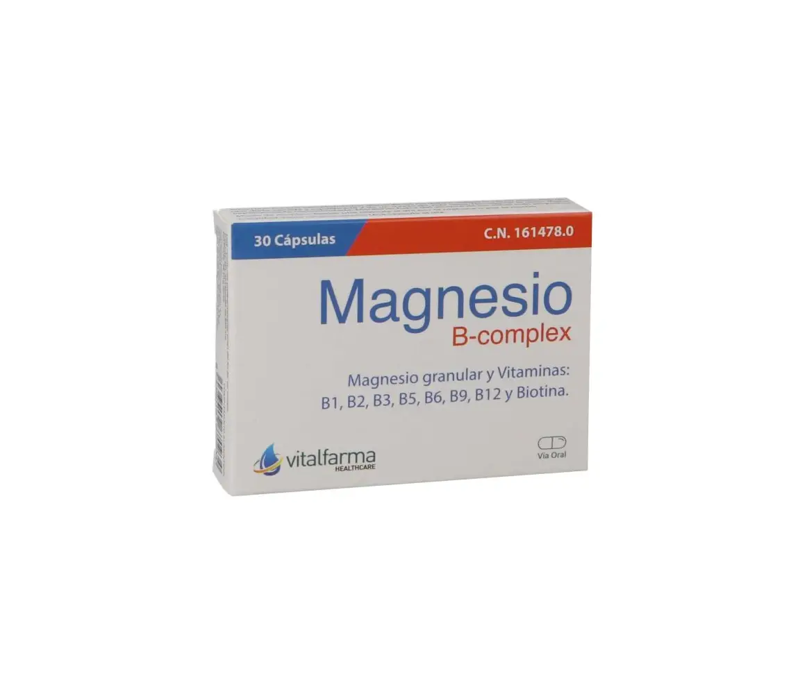 MAGNESIO B COMPLEX 30 CAPSULAS