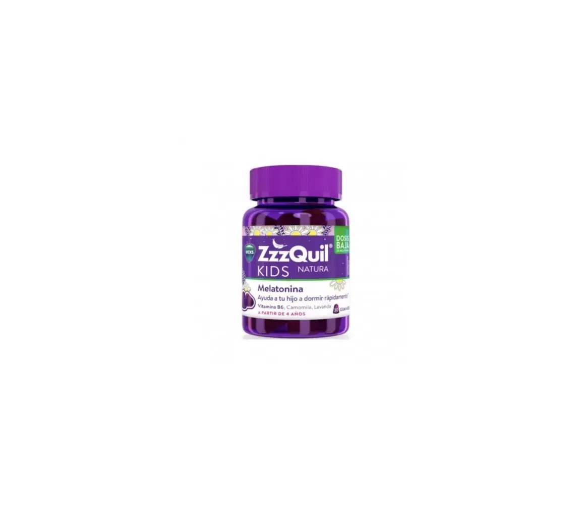 ZZZQUIL NATURA KIDS 30 GUMMIES SABOR FRUTOS DEL BOSQUE