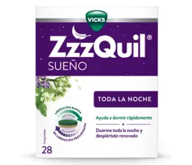ZZZQUIL SUEÑO TODA LA NOCHE28 COMPRIMIDOS