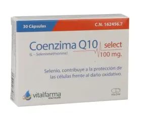 COENZIMA Q10 SELECT 100 mg 30 CAPSULAS