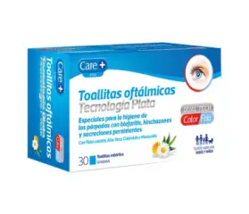 CARE TOALLITAS OFTALMICAS TECNOLOGIA PLATA 30 TOALLITAS