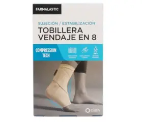 FARMALASTIC TOBILLERA VENDAJE EN 8 GRANDE