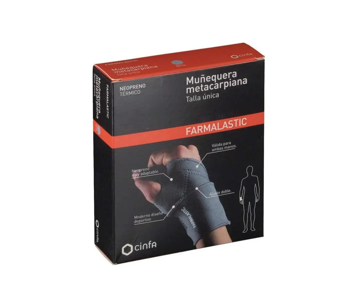 MUÑEQUERA METACARPIANA NEOPRENO FARMALASTIC TALLA UNICA