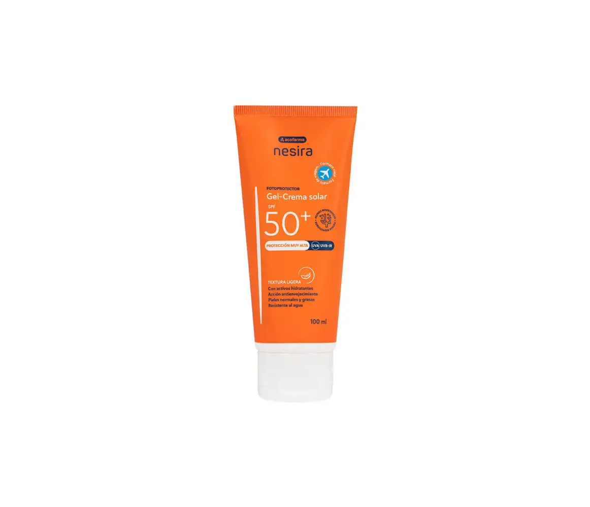 ACOFAR NESIRA GEL-CREMA SOLAR SPF 50VIAJE 100 ml