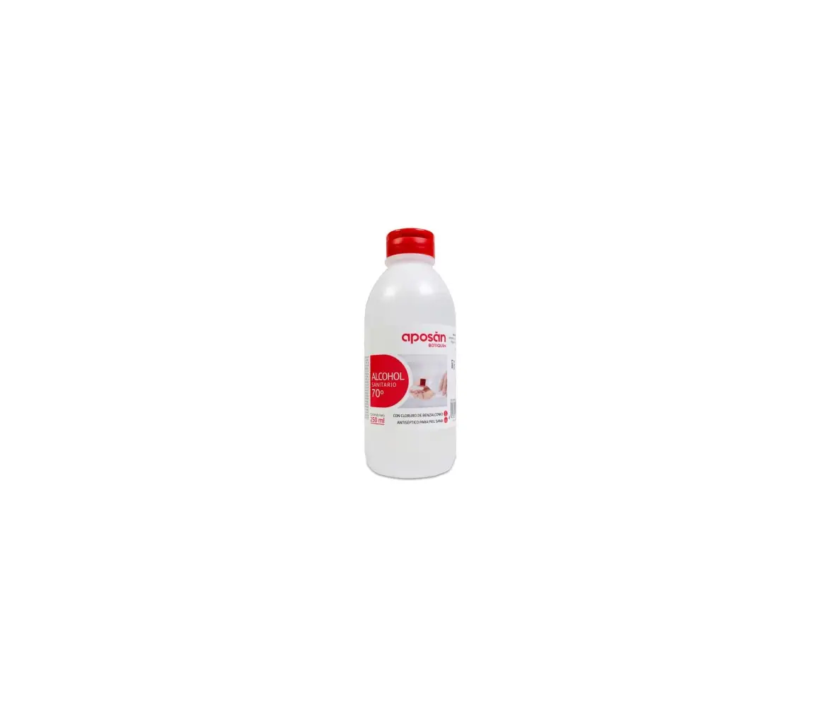 ALCOHOL 70 APOSAN 250 ML