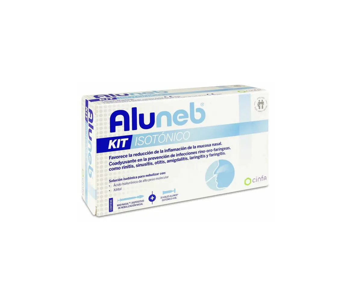 ALUNEB ISOTONICOKIT 15 VIALES 4 ml  1 DISPOSI