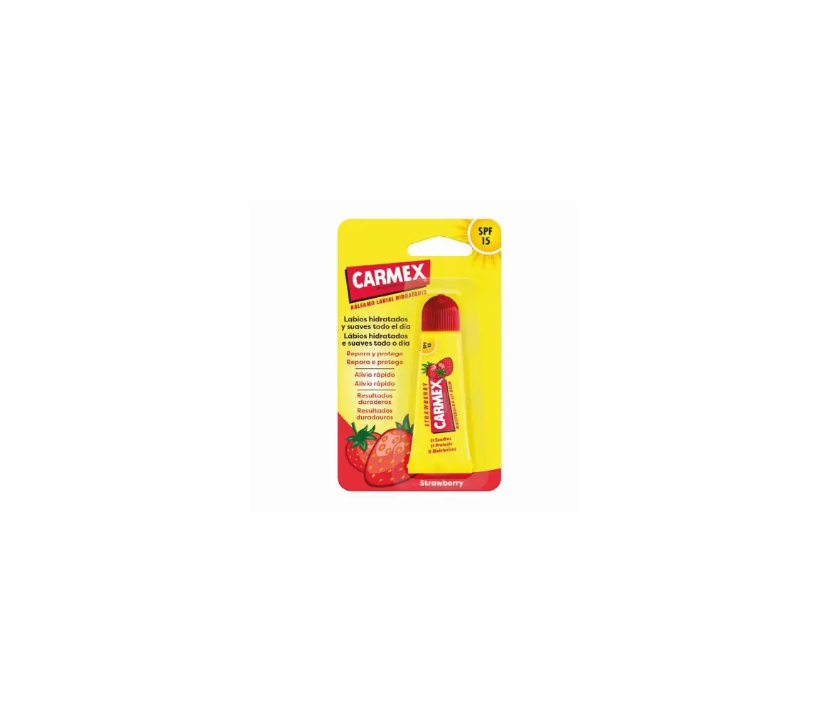 CARMEX STRAWBERRY BALSAMO LABIAL HIDRATANTE1 TUBO 10 g