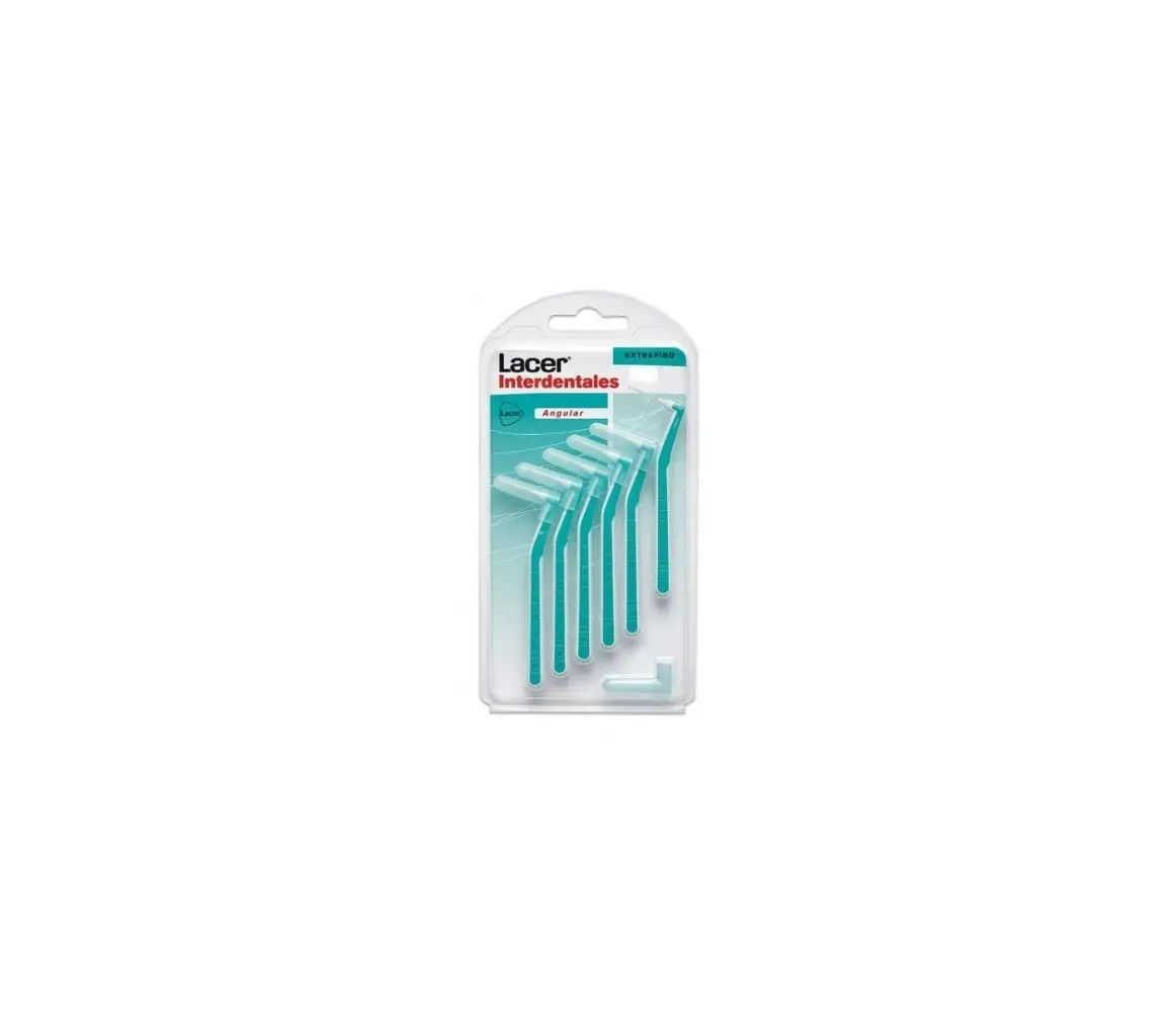 LACER CEPILLO INTERDENTAL ANGULAR EXTRAFINO 10 UNIDADES