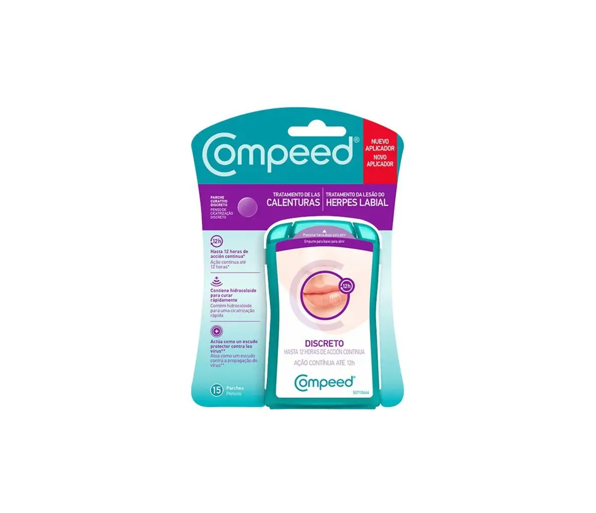 COMPEED PARCHE ANTI-HERPES HIDROCOLOIDE 15 PARCHES