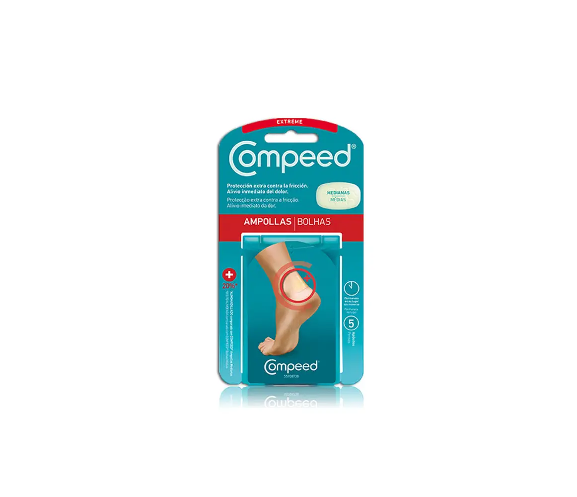 COMPEED SPORT AMPOLLAS TALONES 5 U