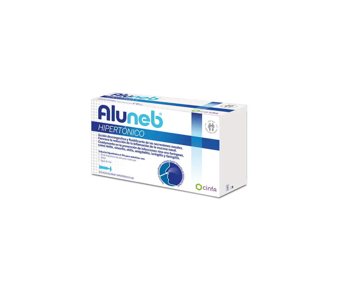 ALUNEB HIPERTONICO20 VIALES 5 ml