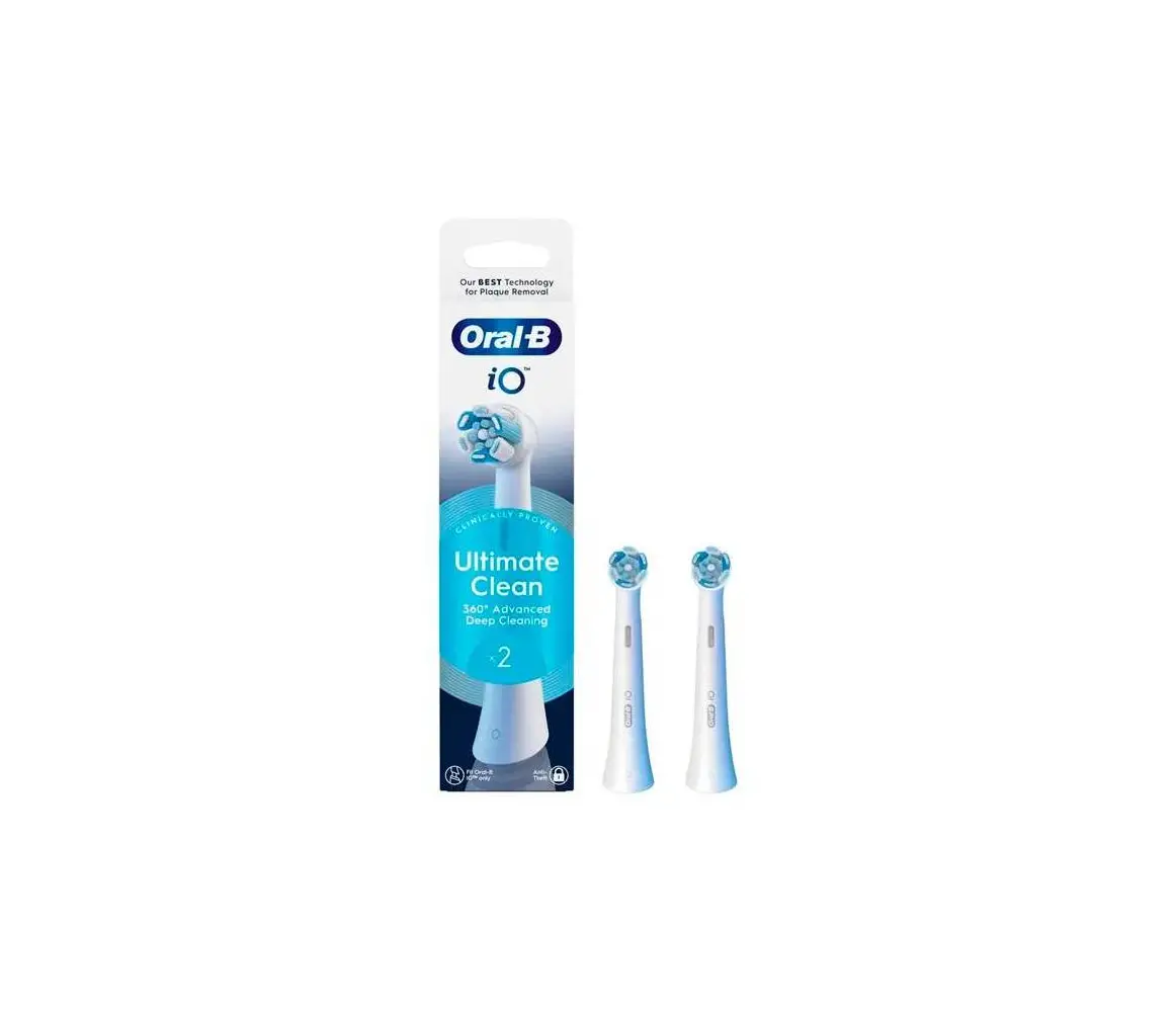 ORAL B RECAMBIO CEPILLO ELECTRICO IO ULTIMATE CLEAN 2 UNIDADES