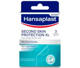 HANSAPLAST SECOND SKIN PROTECTION 3 PARCHES 7 cm x 6 cm