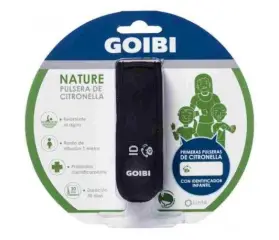 GOIBI PULSERA DE CITRONELLA NATURE1 PULSERA NEGRA
