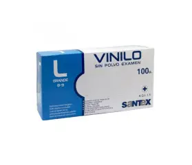 GUANTE DE VINILO TRANSPARENTE SANTEX GD10 TALLA...