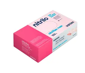 GUANTE DE NITRILO ROSA SIN POLVO SANTEX GD20...