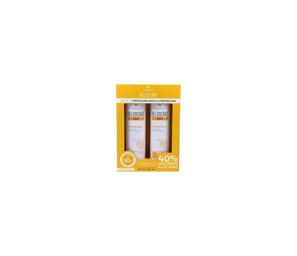 HELIOCARE 360 SPF 50 INVISIBLE SPRAY DUPLO 2X200ML