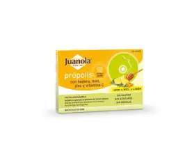 JUANOLA PROPOLIS MIEL LIMON HEDERA 24 PASTILLAS...