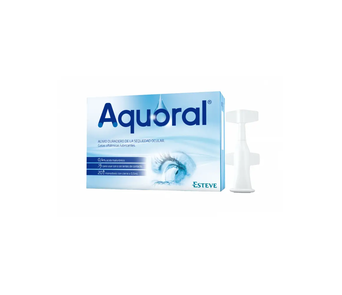 AQUORAL 0,4% 0,5 ML 20 MONOD