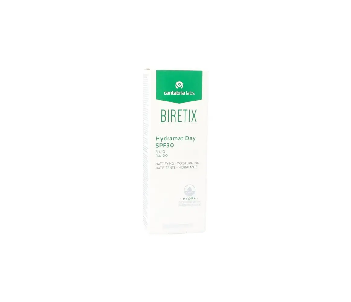 BIRETIX HYDRAMAT DAY SPF 30 FLUIDO MATIFICANTE HIDRATANTE1 ENVASE 50 ML