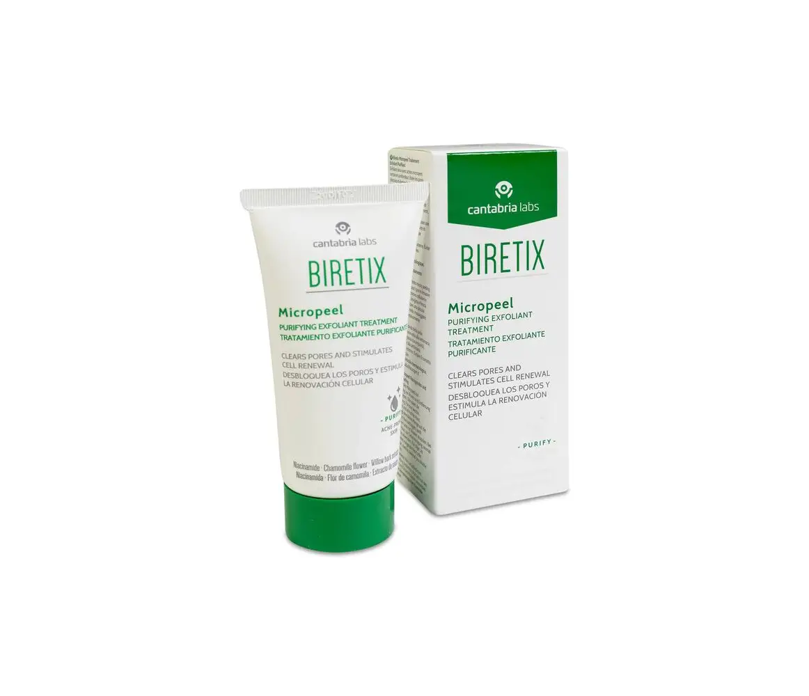 BIRETIX MICROPEEL TRATAMIENTO EXFOLIANTE PURIFICANTE1 ENVASE 50 ml